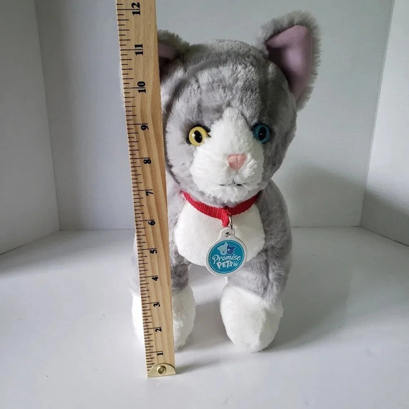 Build-A-Bear, Promise Pets Gray  Striped Plush Kitty. - Picture 9 of 9